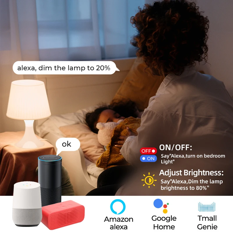 Умный светодиодный переключатель с Wi-Fi и управлением свесветильник беспроводной