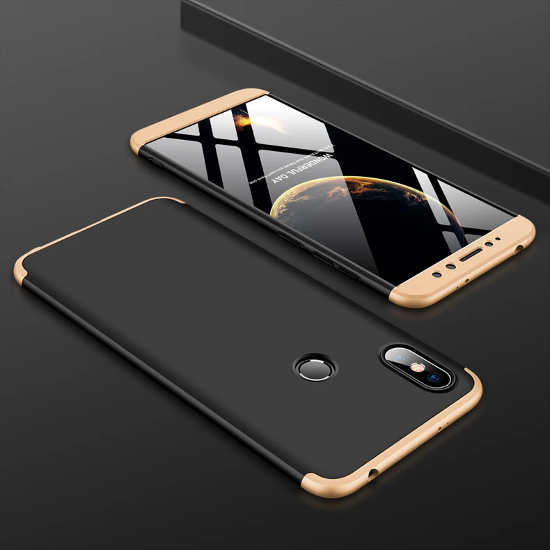Чехол GKK 360 с полной защитой для Xiao mi Red mi S2 A2 Lite 4X6 pro 6A 7, жесткий матовый чехол для Xiaomi mi A2 A3 8 Lite 9 SE
