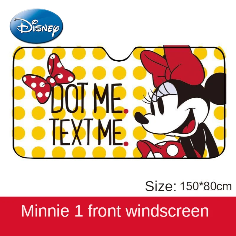 

Disney Mickey Mouse Minnie Marvel Spider-Man Car Front Sunshade Car Interior Windshield Sunscreen Heat Insulation Sunshade