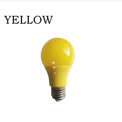 yellow Light bulb E27 led bar light 5W 7W 9W red blue green yellow pink LED light for bar KTV party lighting - Испускаемый цвет: yellow