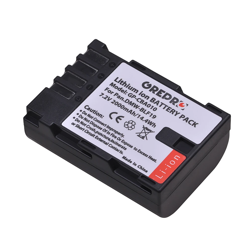DMW-BLF19 DMW BLF19e BLF19 Battery + Build-in USB Charger with Type-c for Panasonic Lumix GH4 DC-G9 DC-GH5 GH3 DMC-GH3K DMC-GH4K |
