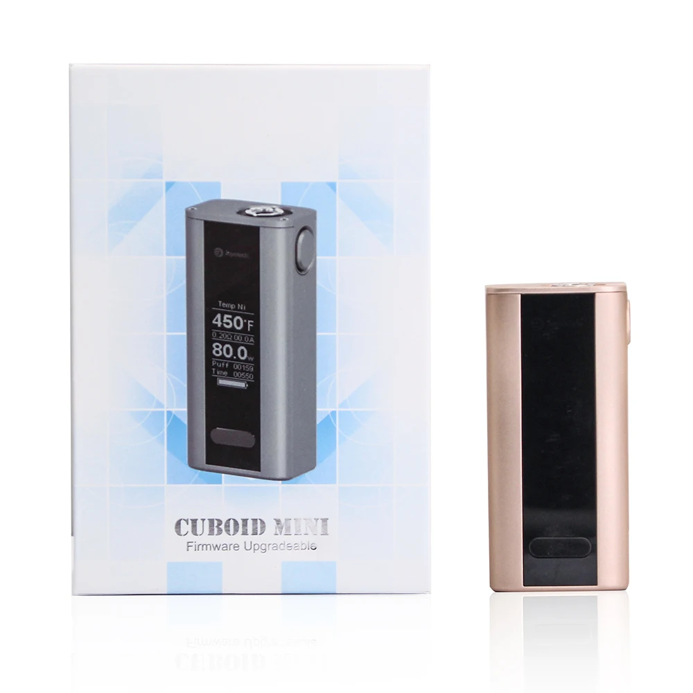 [Распродажа] Joyetech Cuboid Mini 80 Вт TC Box Mod 510 поток VW/ BYPASS/ TCR режим с 2400 мАч батарея Vape