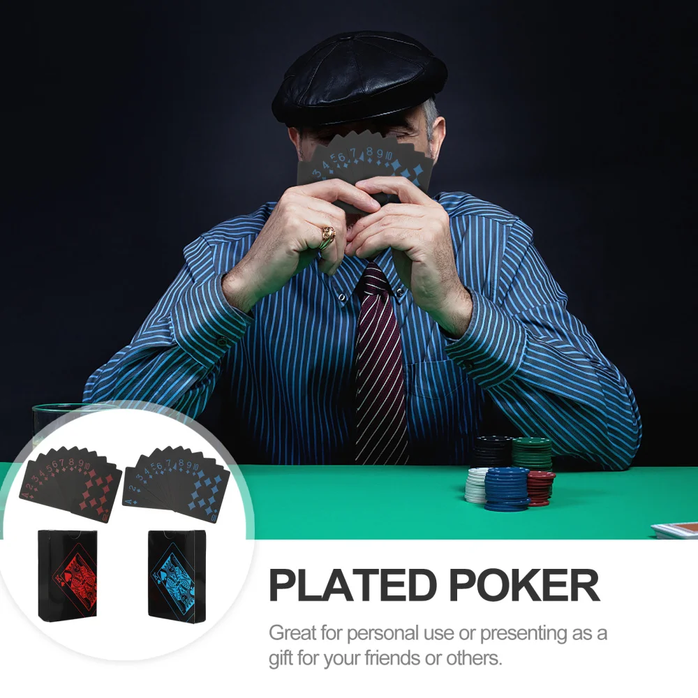 

2 Boxes Waterproof Poker Cards Professional Magician Trick Cards