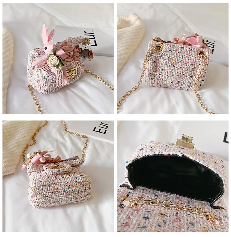 

Girl Mini Handbag Autumn Winter Baby Girls Princess Pearl Messenger Bag Lady Princess Crossbody Bag Clutch Purse