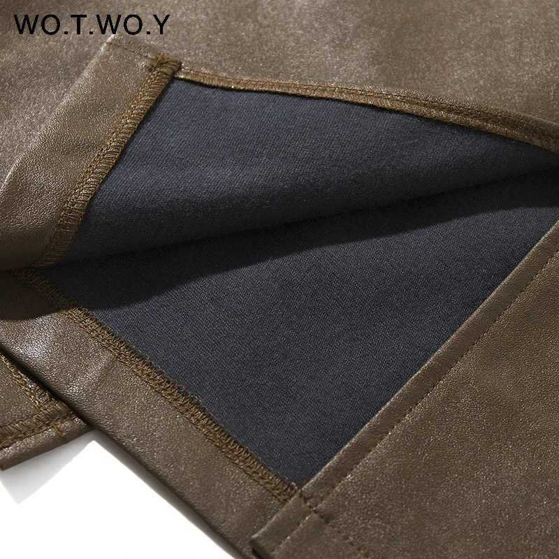 Женская офисная юбка WOTWOY формальная плиссированная до середины икры с бантом