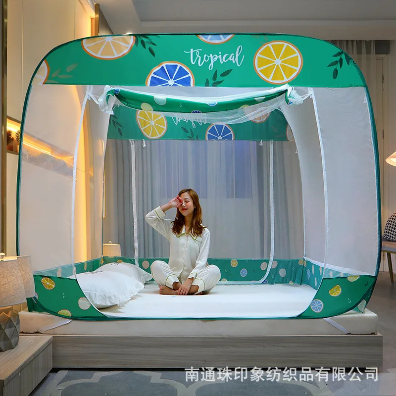 Новая летняя москитная сетка Модернизированная высокая плотность три двери