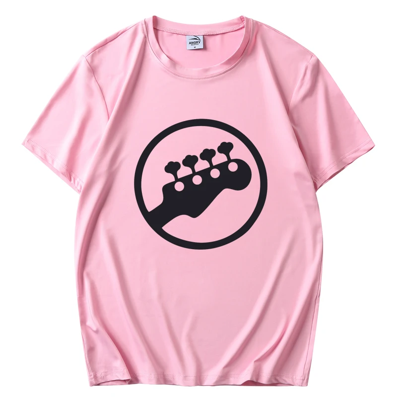 

Summer fashion headphone guitar T-shirt player music rock T-shirt men's round neck T-shirt casual thin T-shirt