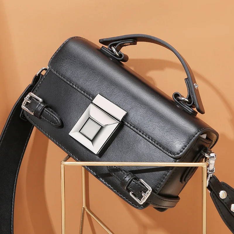 Сумки через плечо для женщин сумки с замком на одно маленькая квадратная сумка