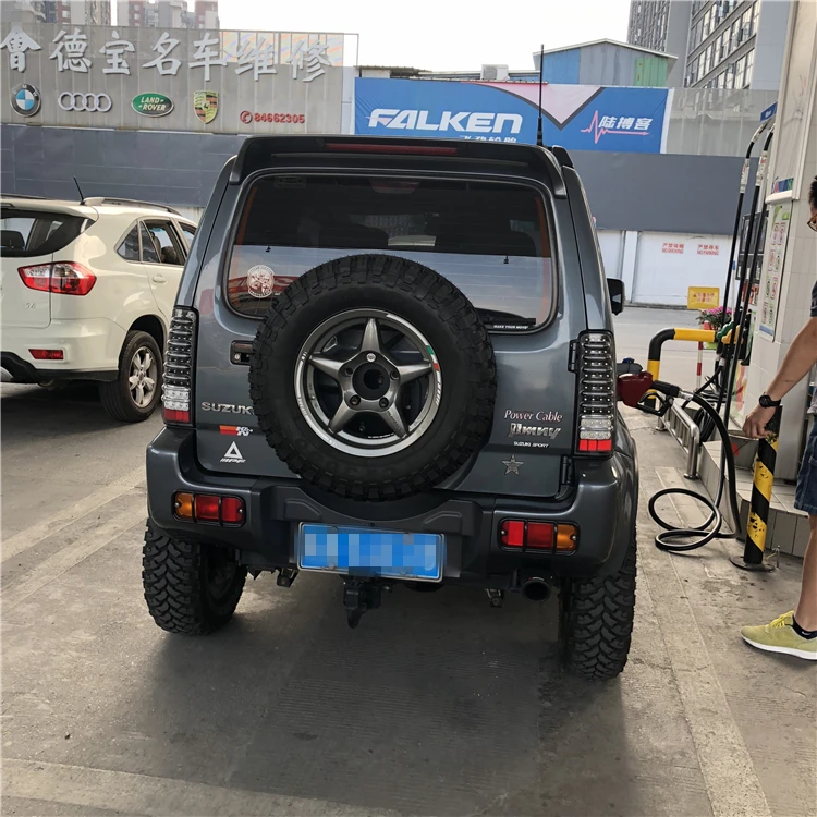 Используйте для suzuki jimny спойлер с на фонарь Высокое качество ABS Материал заднего