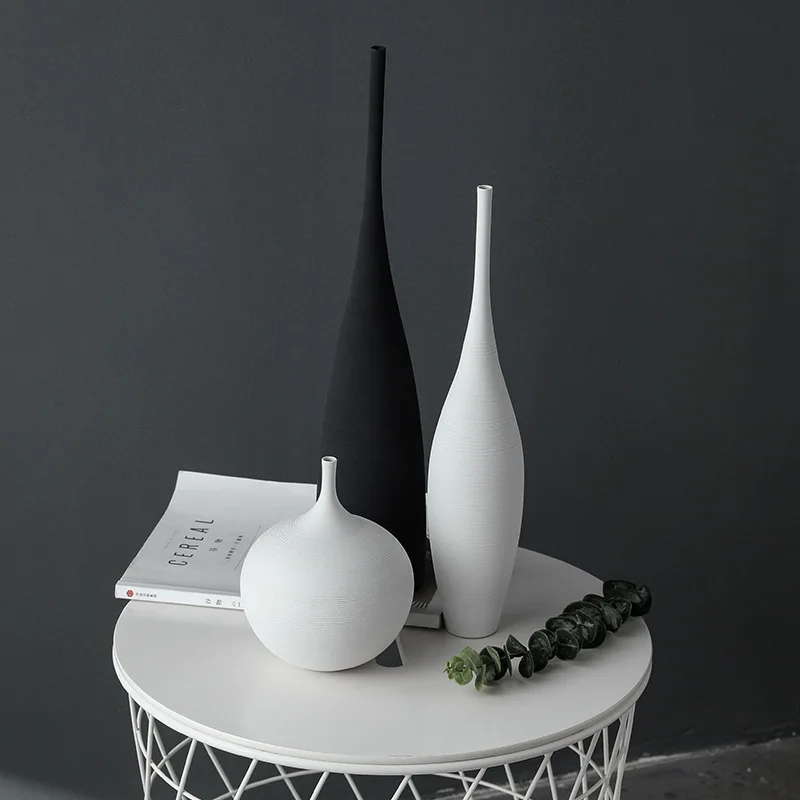 

Nordic Modern Art Vase Tv Cabinet Ceramic Zen New Handmade Creative Decorations Living Room Simple Interior Decoration