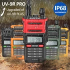 Портативная рация Baofeng UV-9R PRO, обновленная версия, два диапазона, водонепроницаемость IP68, высокая мощность, Любительская связь, Vhf Uhf CB Любительское радио