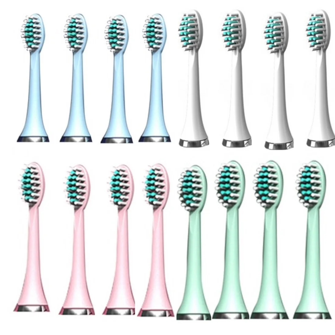 

1/4pcs Replacement Electric Toothbrush Heads Soft For Ultrasonic electric Toothbrush Teeth Whitening Soft Brush Heads