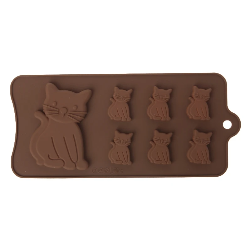 

Cat Silicone Cake Mold DIY Chocolate Jelly Mousse Fondant Mould Bakeware Tools