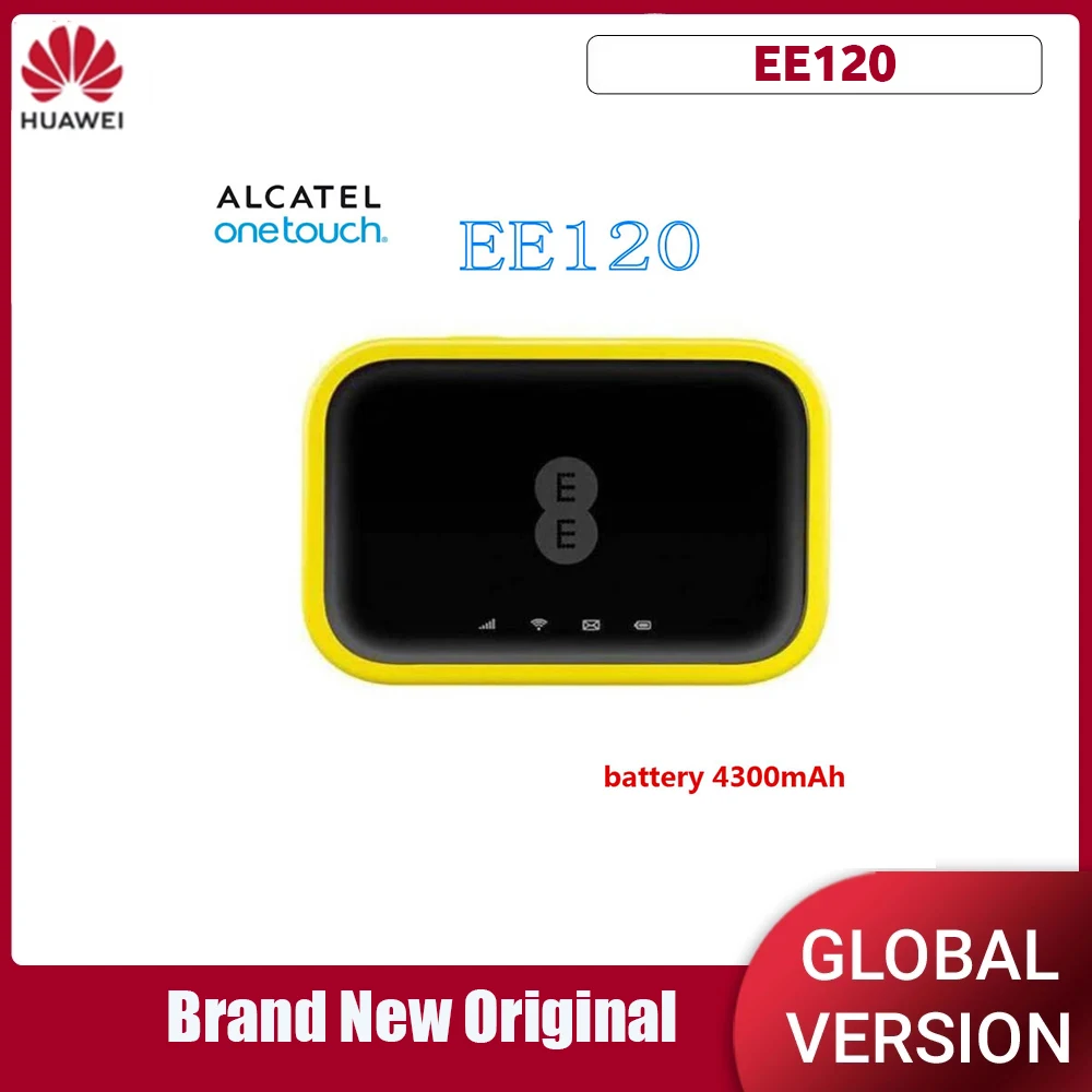 Новый Разблокированный Мобильный Wi Fi модем Alcatel EE70 EE120 Cat12 600 Мбит/с аккумулятор 4300