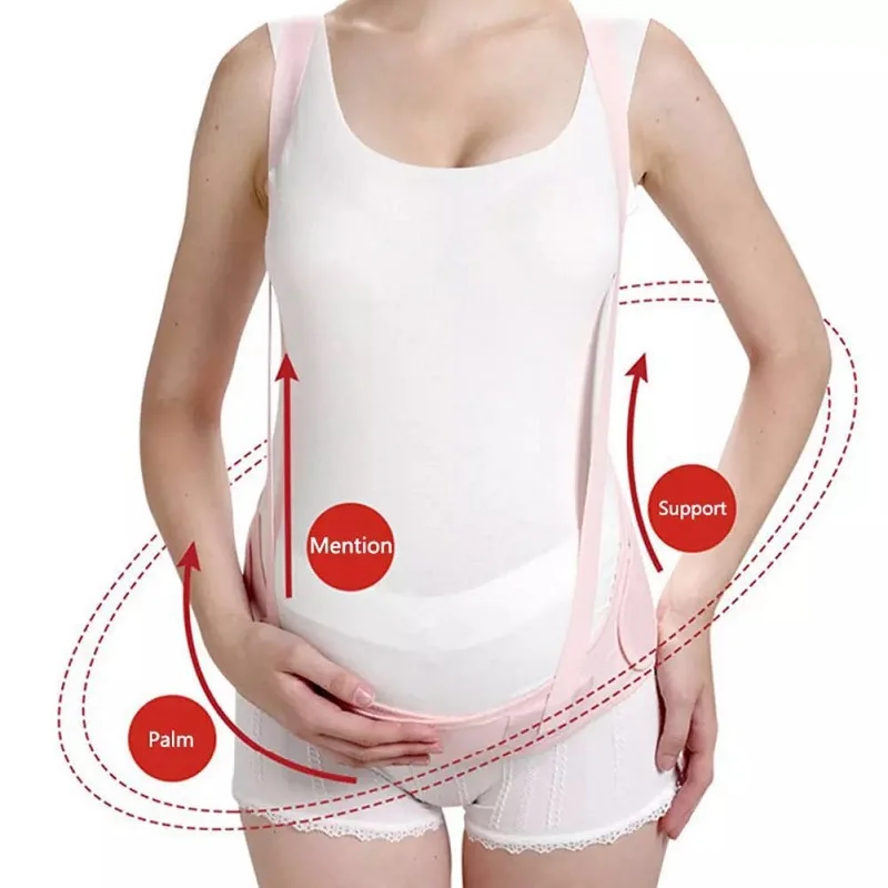 Пояс для поддержки живота для беременных женщин, сетчатый Дышащий Пояс для поддержки талии, специальный повязка для живота второго тримест... от AliExpress WW