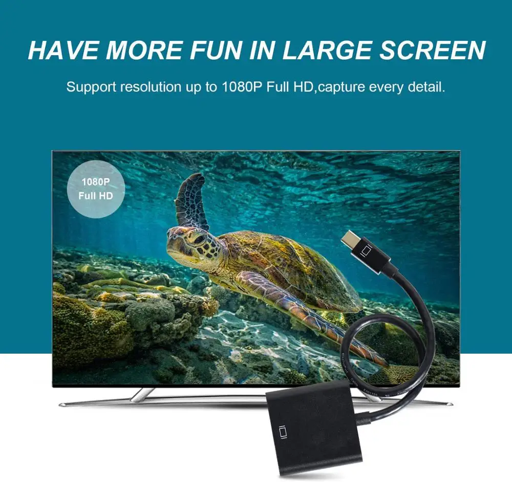 Кабель адаптер Amkle DP VGA штекер DisplayPort гнездовой кабель конвертер для проектора DTV