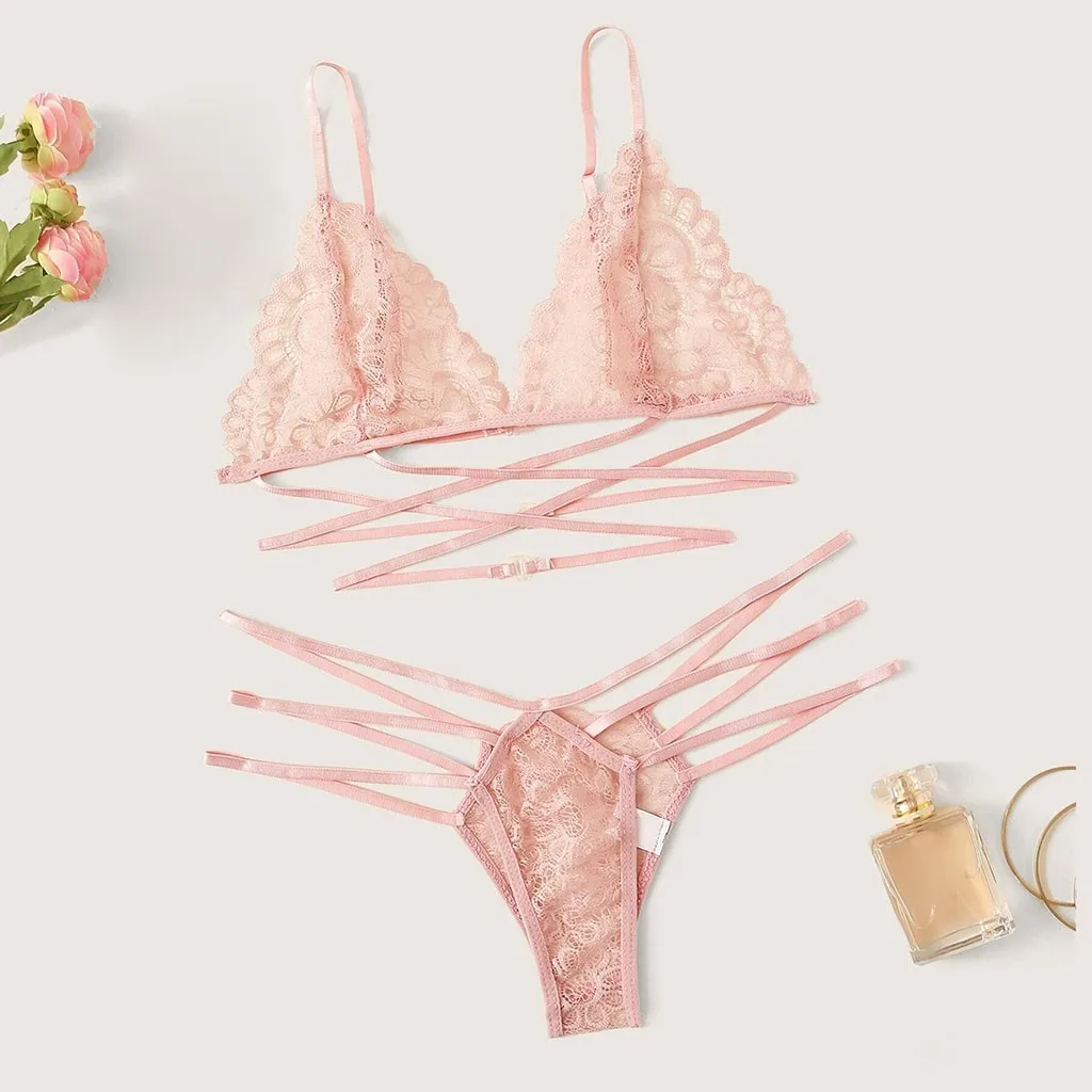 Новый женский комплект нижнего белья сексуальное кружевное нижнее белье