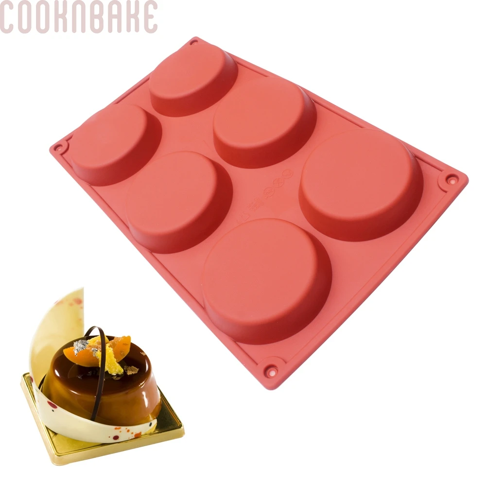 COOKNBAKE силиконовая форма для торта мыла круглая конфет печенья большая хлеба