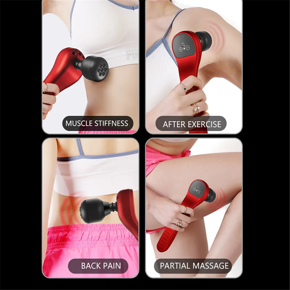

Fascia Gun Massage Gun Massager Vibrators Guns Body Massager for Head Fitness Muscle Massager Electric Neck and Back Massager