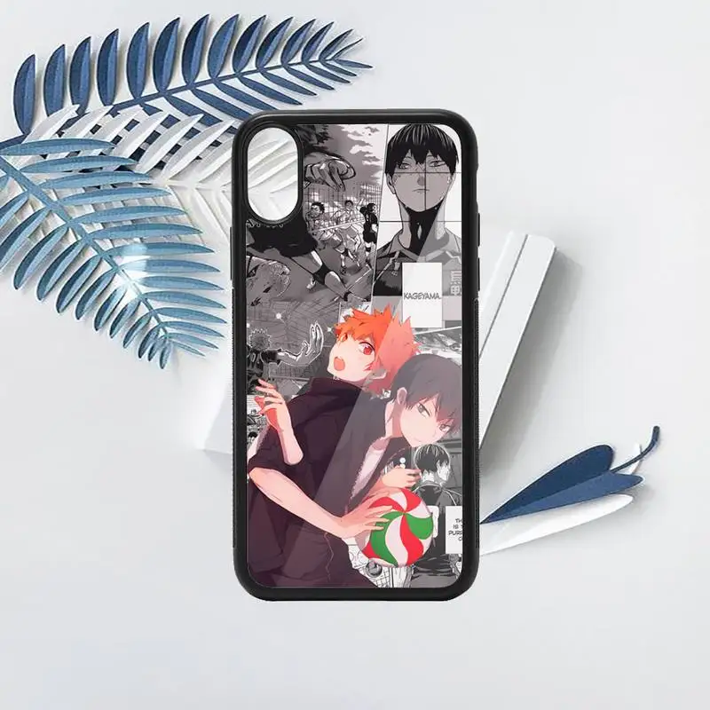 

haikyuu Boy comics poster Phone Case PC for iPhone 11 12 pro XS MAX 8 7 6 6S Plus X 5S SE 2020 XR