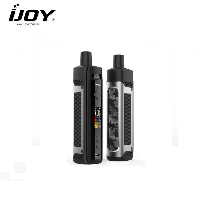В наличии оригинальный IJOY Jupiter 70W Pod Kit 0 6 0.2ohm сетка катушки RBA 5 мл Owered 18650 батарея Vapor
