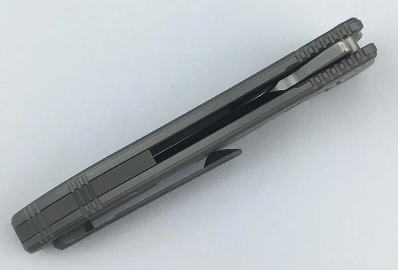 LEMIFSHE Maker 3 керамические шарикоподшипники раскладушка складной нож S35vn TC4 титановая ручка Походный карманный нож для охоты инструмент