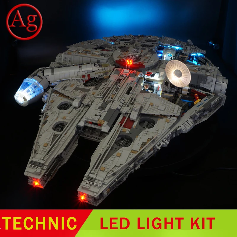 Светильник кой совместимый с DIY 75192 05132 Falconed Set Millennium строительные блоки игрушки