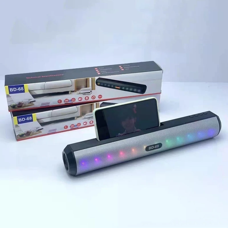 Портативный Bluetooth динамик беспроводной бас водонепроницаемый открытый