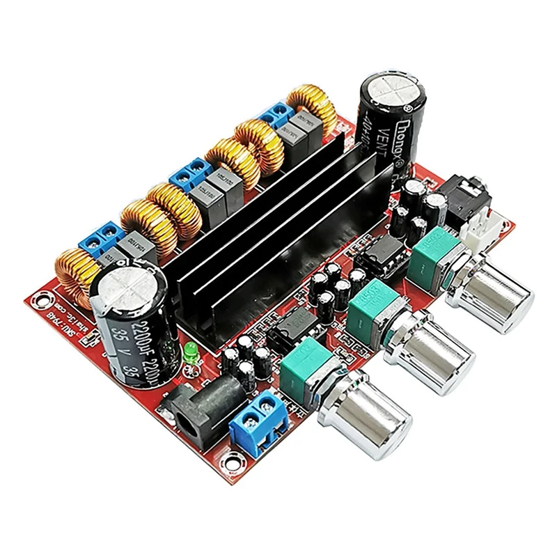 Цифровой усилитель мощности TPA3116D2 плата DC12-24V 2X50W + 100W высокая мощность 2 1 каналов