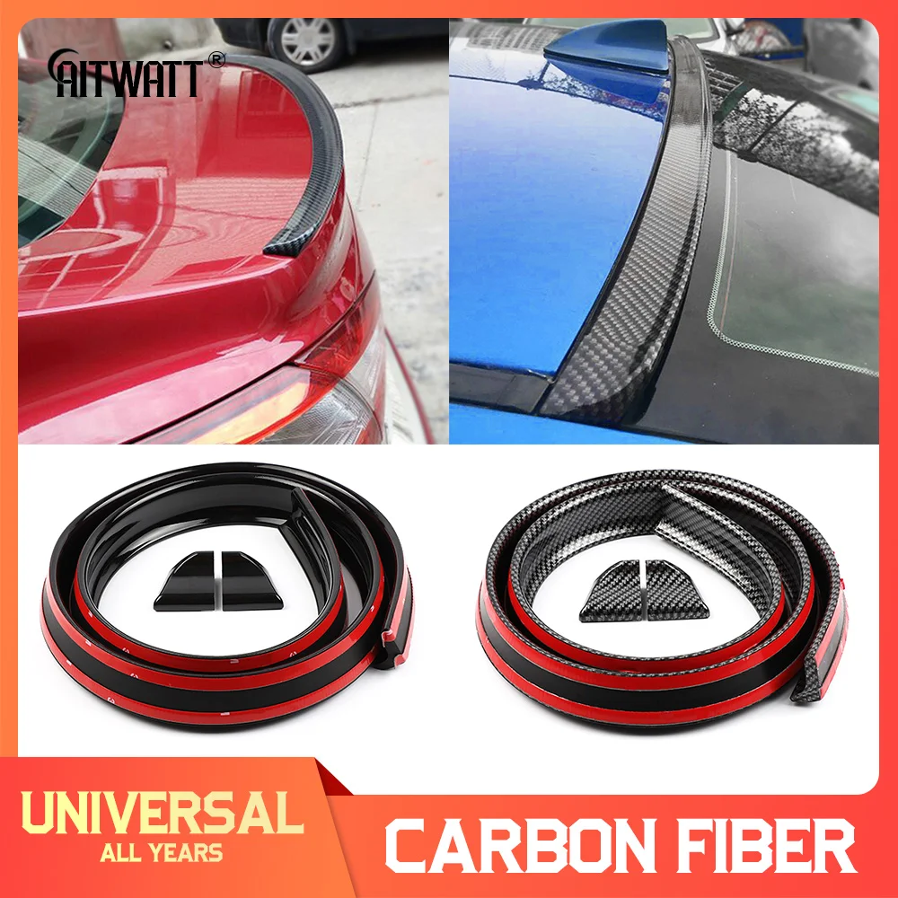 Универсальные Спойлеры из углеродного волокна 1 5 м 5D Стайлинг сделай сам спойлер