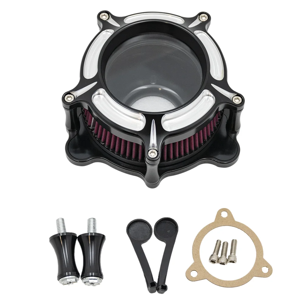 

Красные алюминиевые аксессуары для мотоциклов, запчасти для мотоцикла, очиститель воздушного фильтра для Harley XL Sportster 1991-2017 года