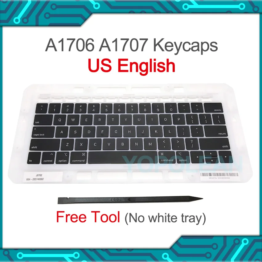 Клавиатура A1706 A1707 для Macbook Pro Retina колпачки клавиш с английской раскладкой 13 дюймов