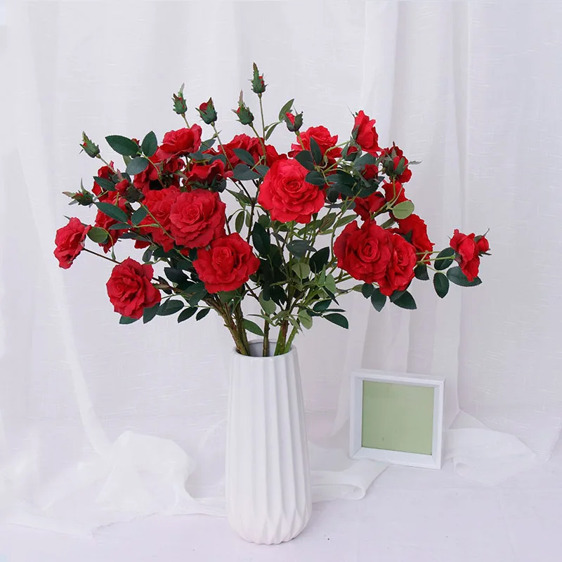 Роза искусственный цветок для свадьбы украшение дома вечная роза искусственное