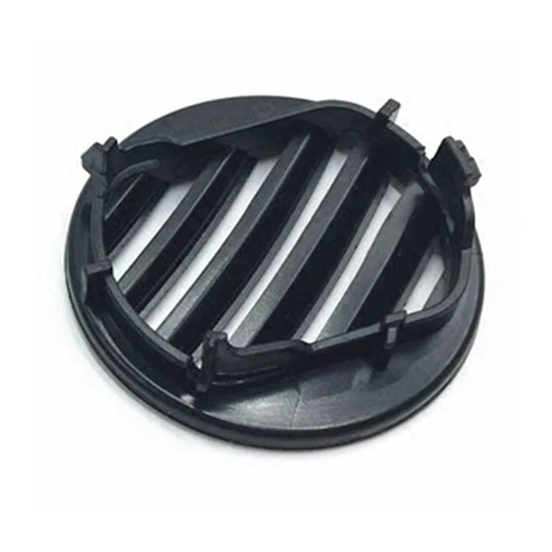 Решетка вентиляционного отверстия приборной панели круглая черная АБС