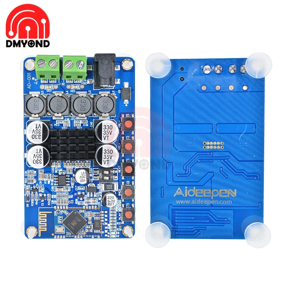 TDA7492P 25 Вт + Bluetooth 4 0 беспроводной цифровой аудио приемник Плата усилителя синий