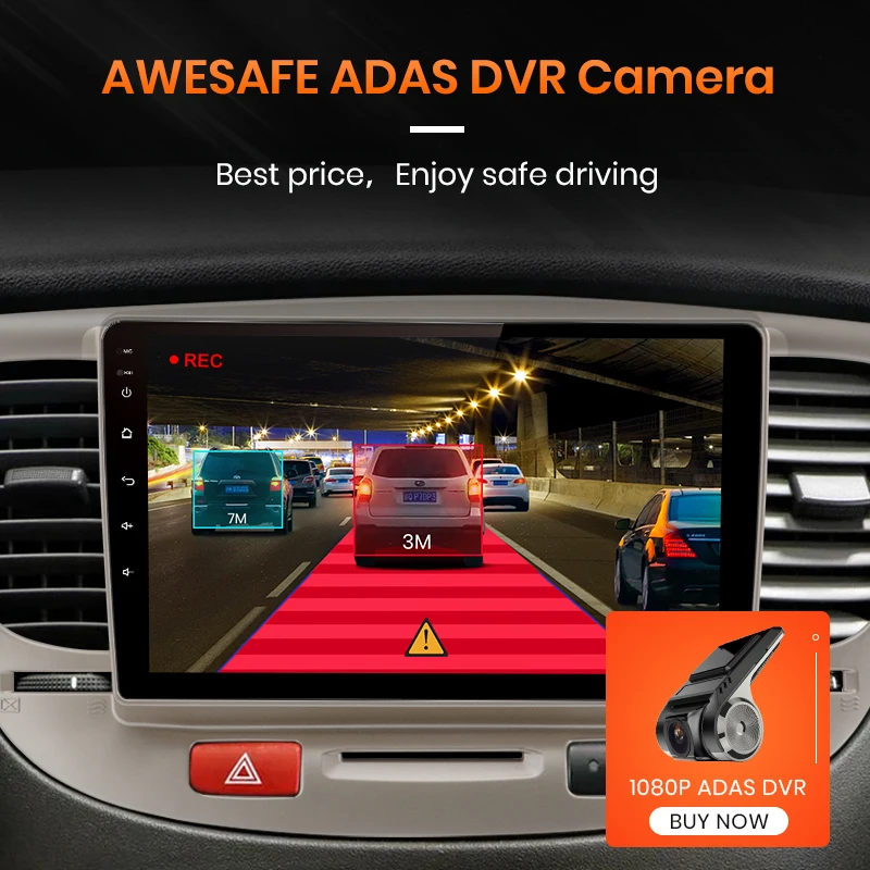 Автомагнитола AWESAFE PX9 для Kia RIO 2 RIO2 2005-2011 мультимедийный видеоплеер на Android 10 0 Гб