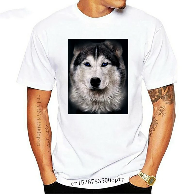 

T-Shirt - Beautiful Siberian Husky Dog Face Print