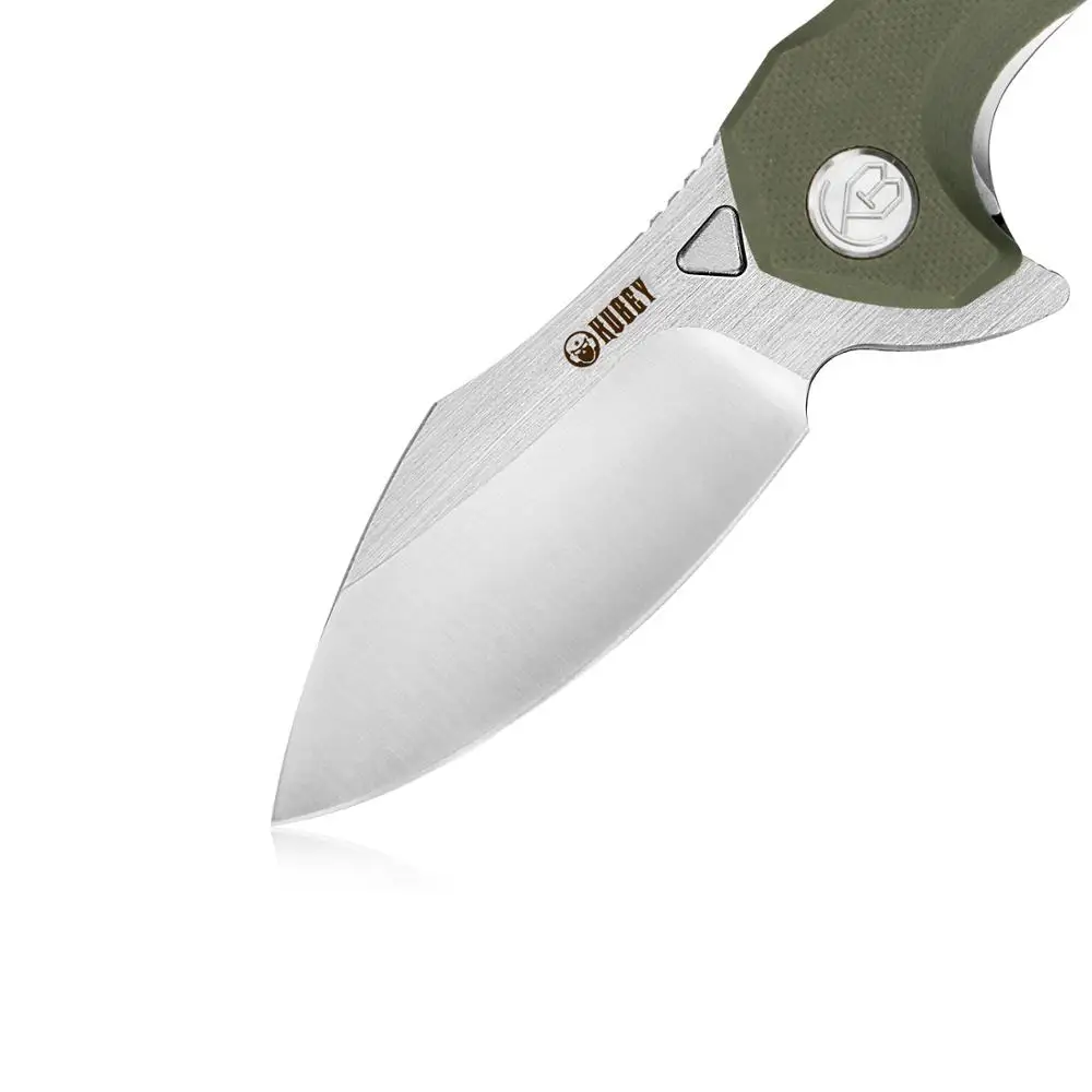 Kubey EDC с откидным верхом Ножи AUS 10 лезвие G10 ручка открытый карманные ножи зажим из