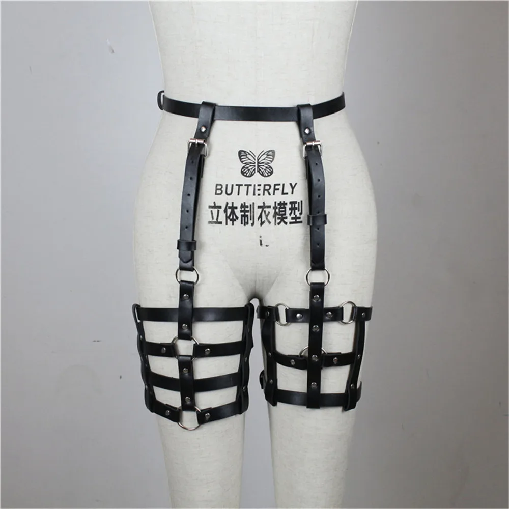 CKMORLS Sexy Bdsm Bondage Women Leather Harness Belt Garter Goth Chest Strap Sexy Sex Toys Lingerie Costumes Suspender Erotic