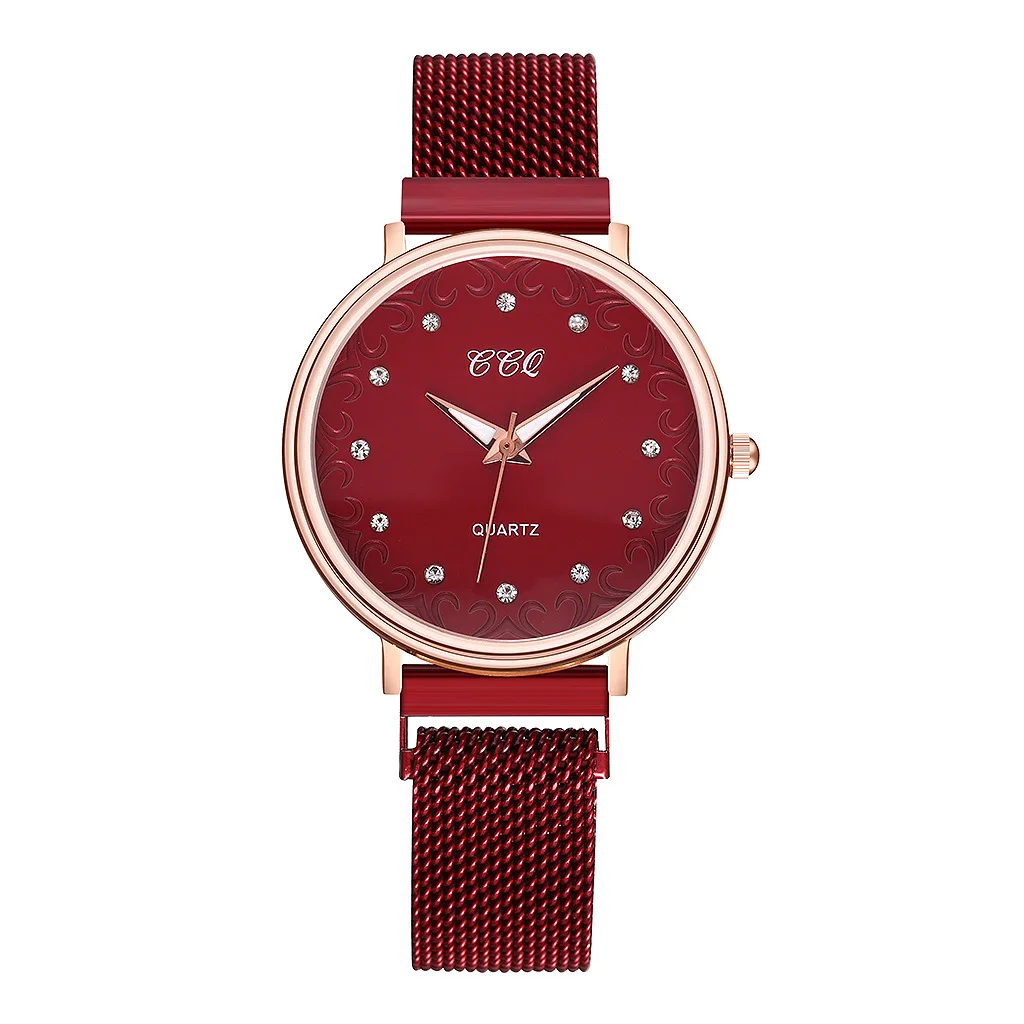 

New ladies scale dot diamond love printing watch magnet watch band magnet watch