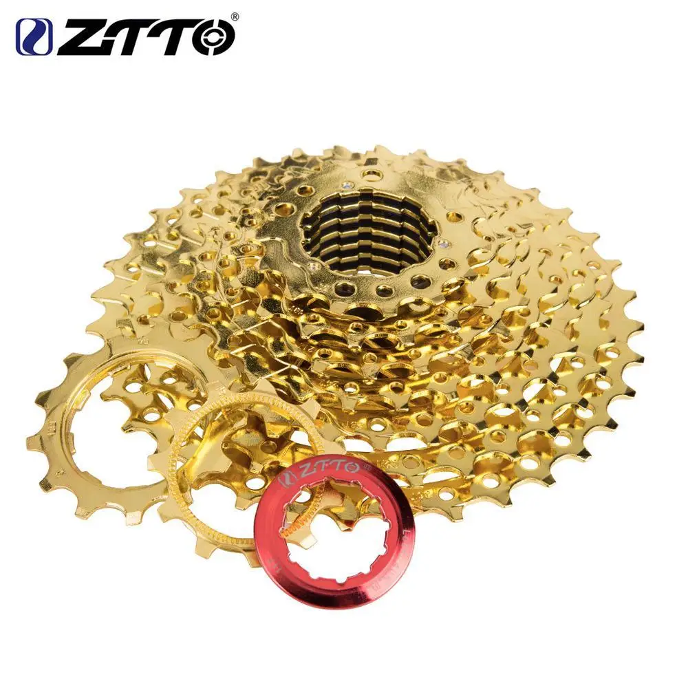 Кассета ZTTO MTB 9s 11-40T золото свободное колесо для горного велосипеда широкое