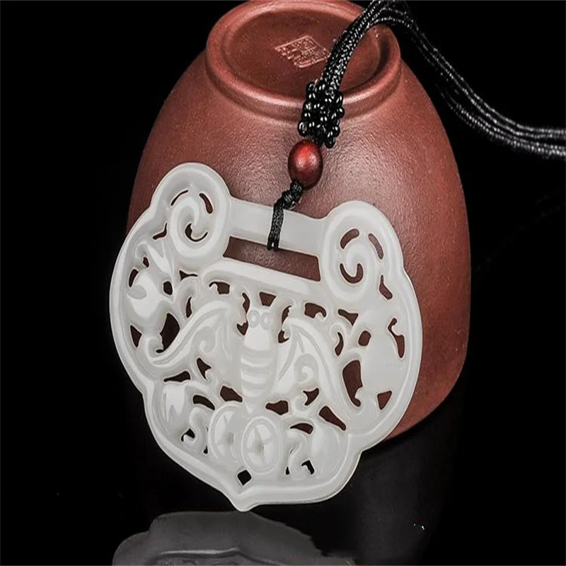 Лидер продаж натуральная ручная вырезанная яшма летучая мышь медная монета Ruyi