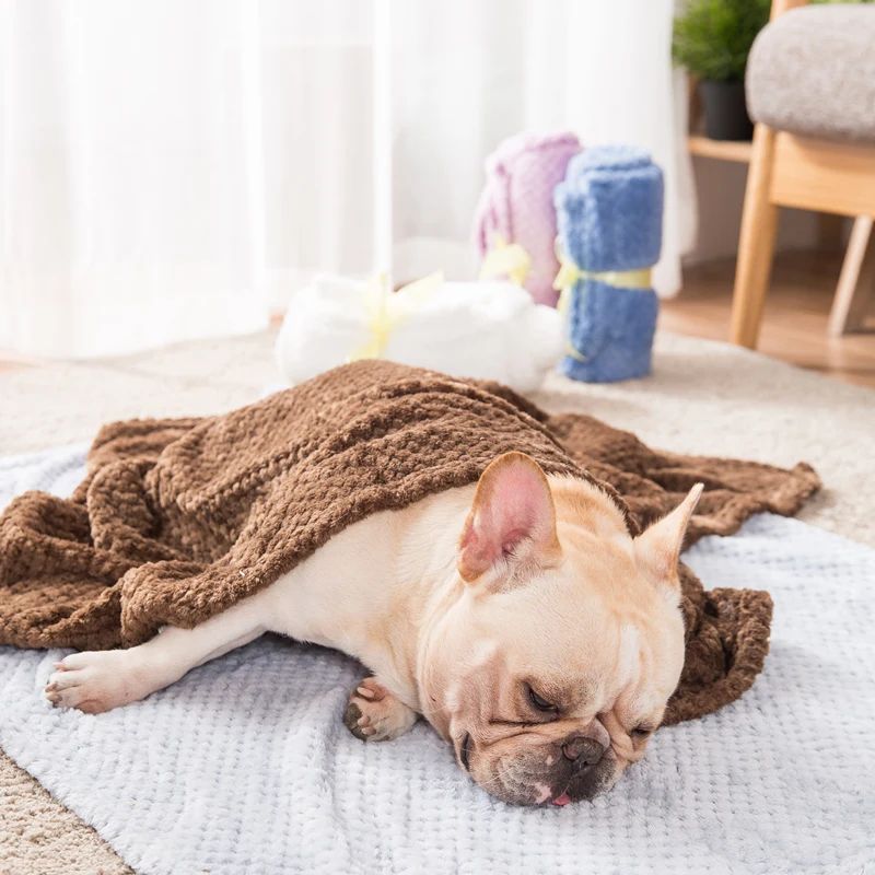 Hipidog дропшиппинг дышащее супер мягкое Флисовое одеяло для кошек и собак домашних