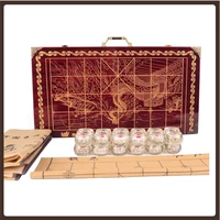 wood game chinese chess professional high quality wooden chinese chess set family games giochi da tavolo board game table