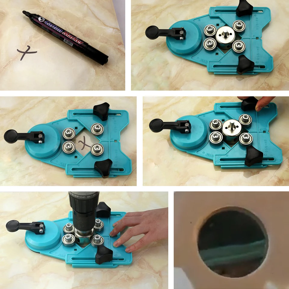 4 83 мм Открытие локатор алмазное открытие сверло плитка стекло отверстие пилы