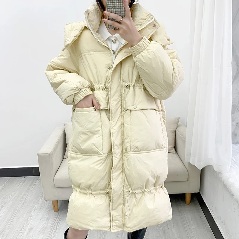 Winter Coat Women Hooded Parkas Puffer Jacket Warm Jackets for Women 2021 Female Thick Midi Down Clothes Jaqueta Feminina HLY215