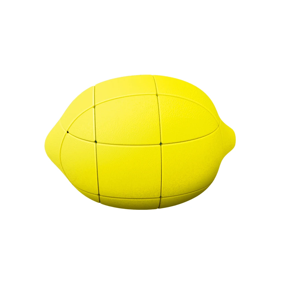 Lemon IQ-Cubes FanXin фрукты странной формы 3x3 куб высокоскоростной куб головоломка Волшебные профессиональные обучающие и развивающие кубики детские игрушки - Цвет: Lemon