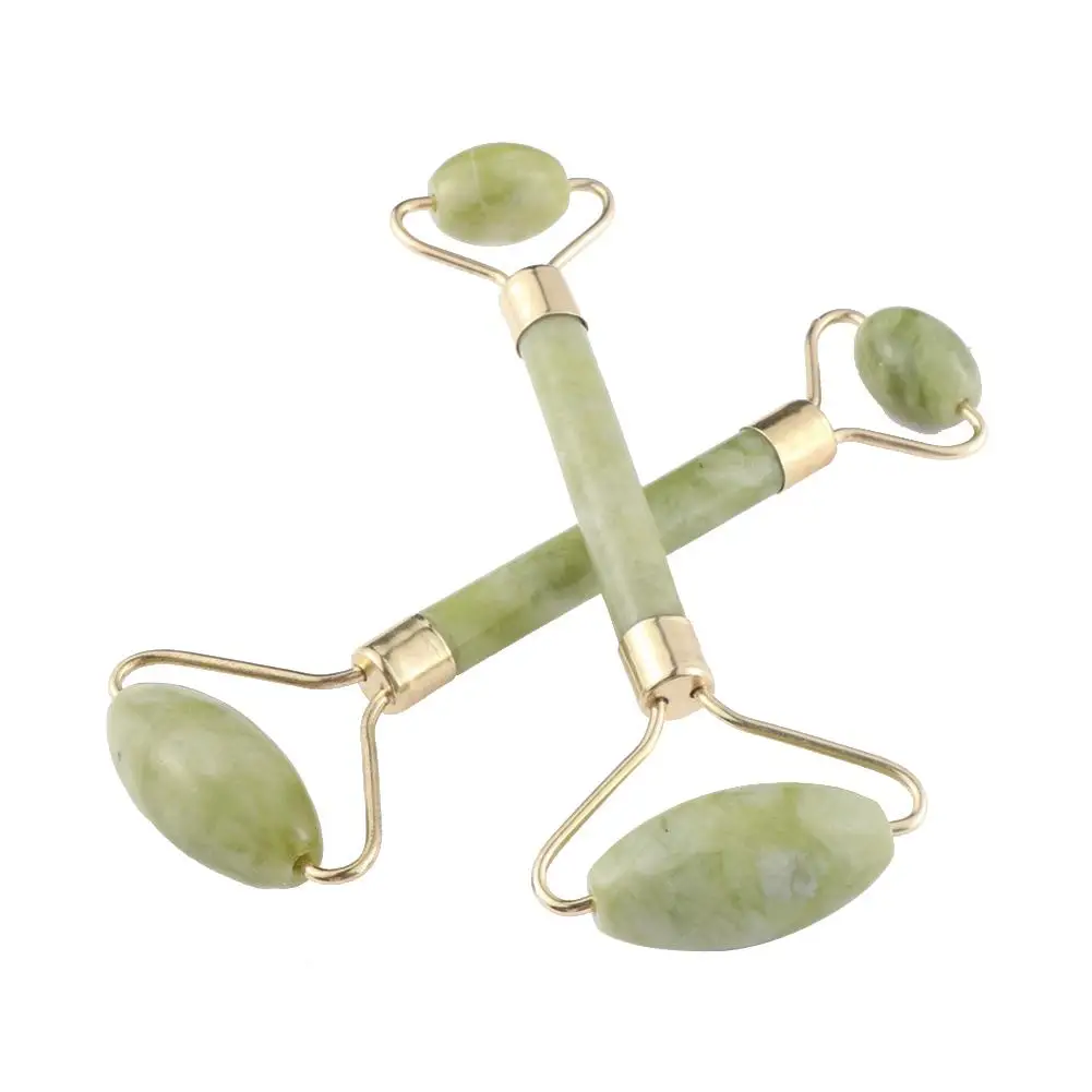 1 шт. натуральный косметический массаж лица инструмент нефритовый валик уход за