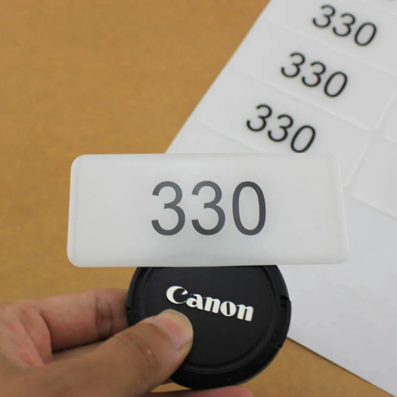 Пользовательская печать Клейкая Прозрачная 3d-наклейка прозрачная