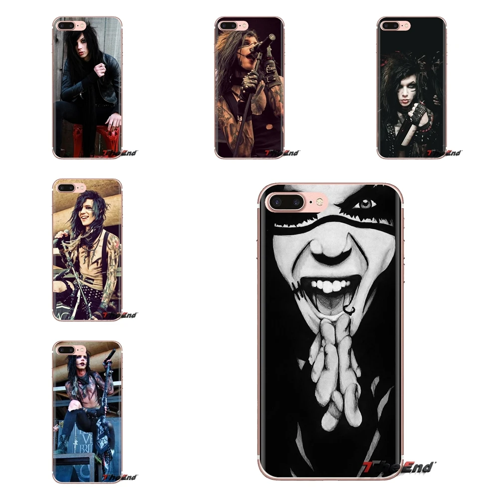Для samsung Galaxy S3 S4 S5 Mini S6 S7 Edge S8 S9 S10 Plus Note 3 4 5 8 9 black veil brides Andy Six мягкий прозрачный чехол